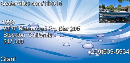 Mastercraft Pro Star 205
