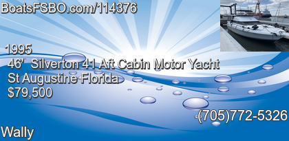 Silverton 41 Aft Cabin Motor Yacht