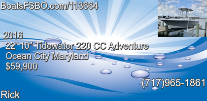 Tidewater 220 CC Adventure