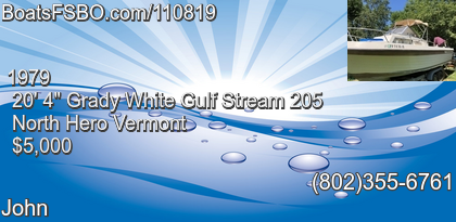 Grady White Gulf Stream 205